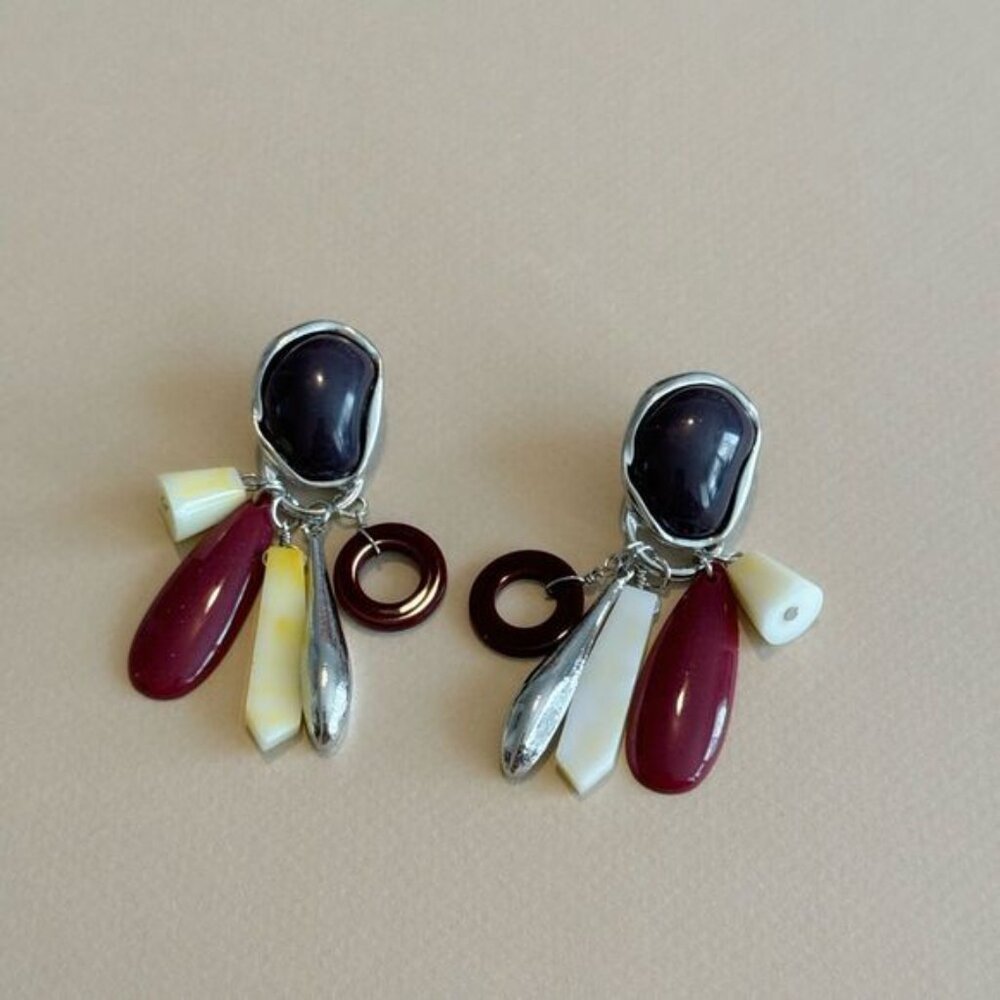 Boho Statement Dangle Earrings N1470 - image 4